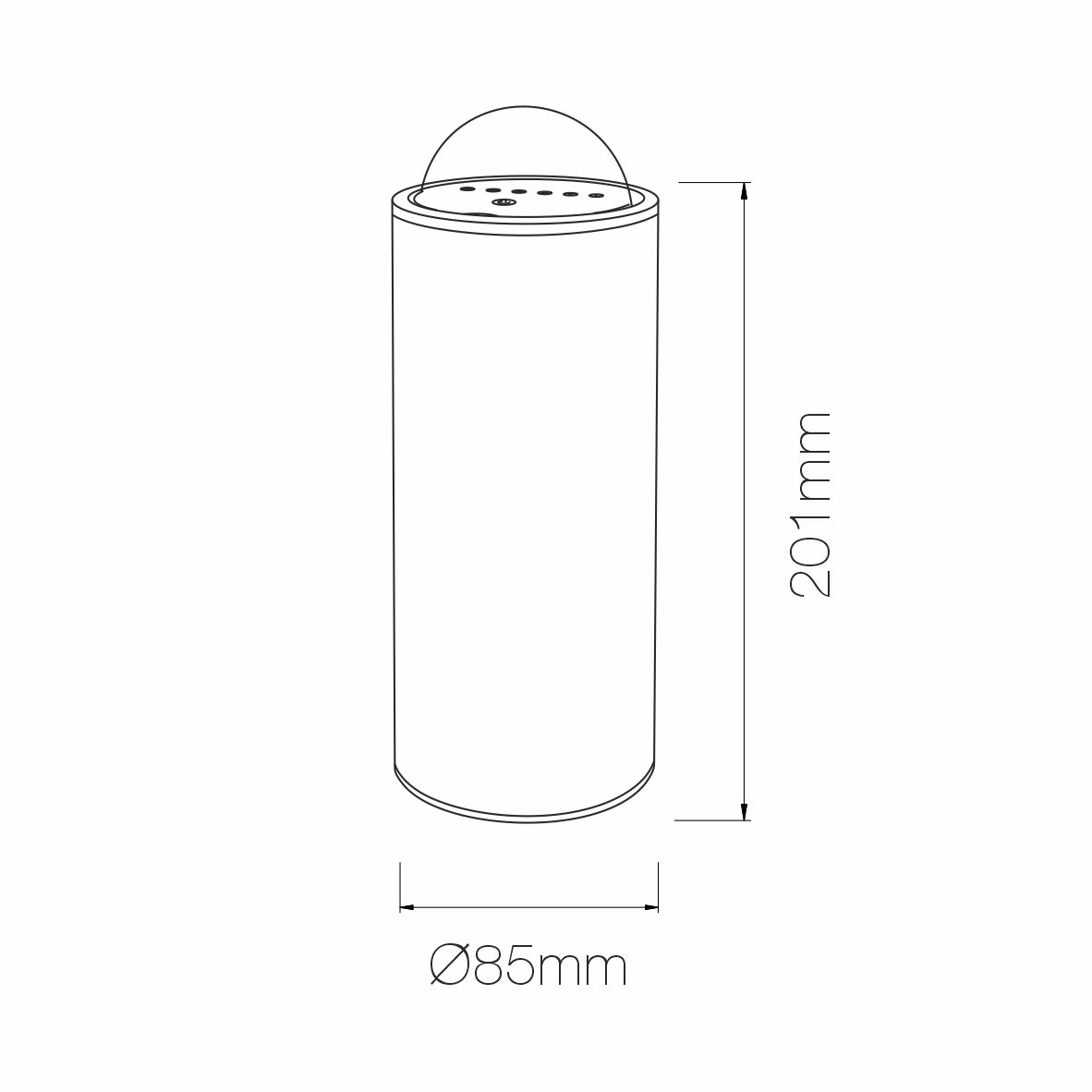 LAMPE CONVERSE 2,5W 2700K - 5000K - 225 lm - Rechargeable via USB